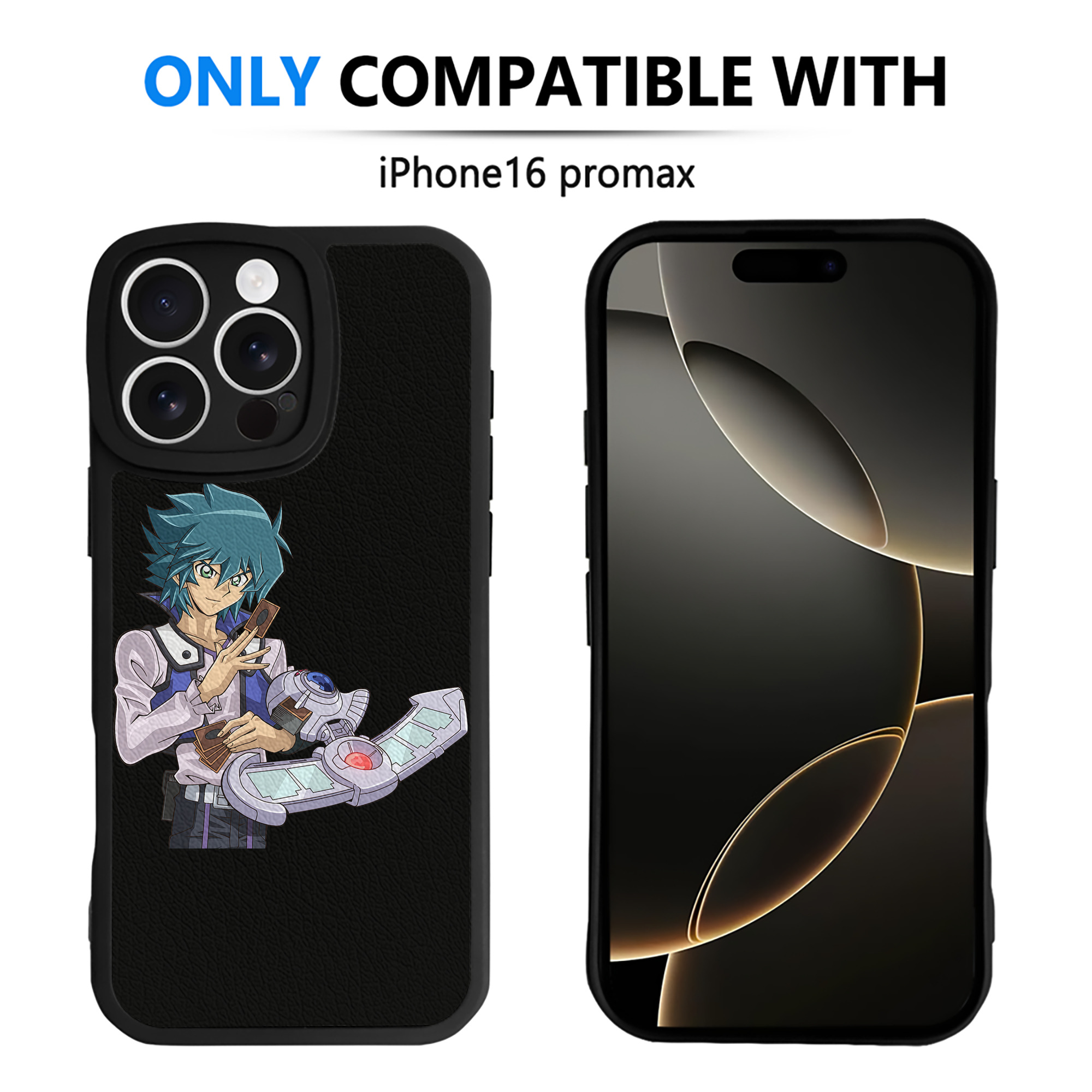 遊☆戯☆王 Yu-Gi-Oh! 【iPhone 16シリーズ対応】シリコンスマホケース（レザー調） 材質：シリコン